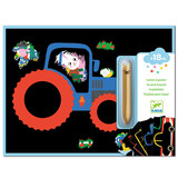 Djeco Djeco - kraskaarten voor kleintjes - voertuigen Djeco Djeco - kraskaarten voor kleintjes - voertuigen