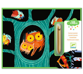 Djeco Djeco - kraskaarten voor kleintjes - dieren