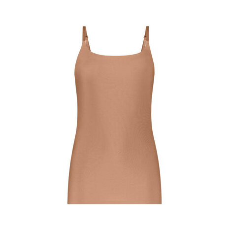 Ten Cate Ten cate - naadloze spaghettitop - lichtbruin