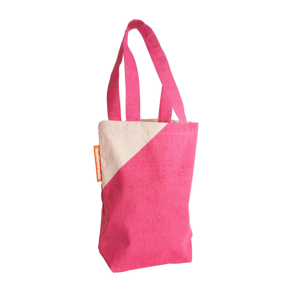 NoMorePlastic duurzame tote bag magenta Hoge Ramen