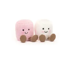 Jellycat Jellycat - amuseable knuffel - pink & white marshmallows Jellycat Jellycat - amuseable knuffel - pink & white marshmallows