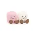 Jellycat - amuseables knuffel - pink & white marshmallows Jellycat - amuseables knuffel - pink & white marshmallows