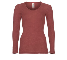 Engel Natur Engel Natur - wollen shirt dames - copper