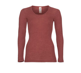 Engel Natur Engel Natur - wollen shirt dames - copper Engel Natur Engel Natur - wollen shirt dames - copper