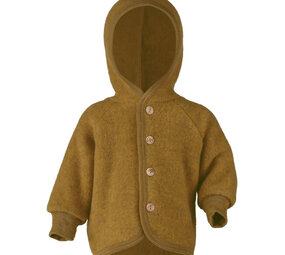 Engel Natur Engel Natur - jasje met capuchon - saffron mélange