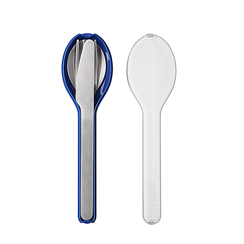 Mepal Mepal - bestekset ellipse 3-delig - helderblauw Mepal Mepal - bestekset ellipse 3-delig - helderblauw
