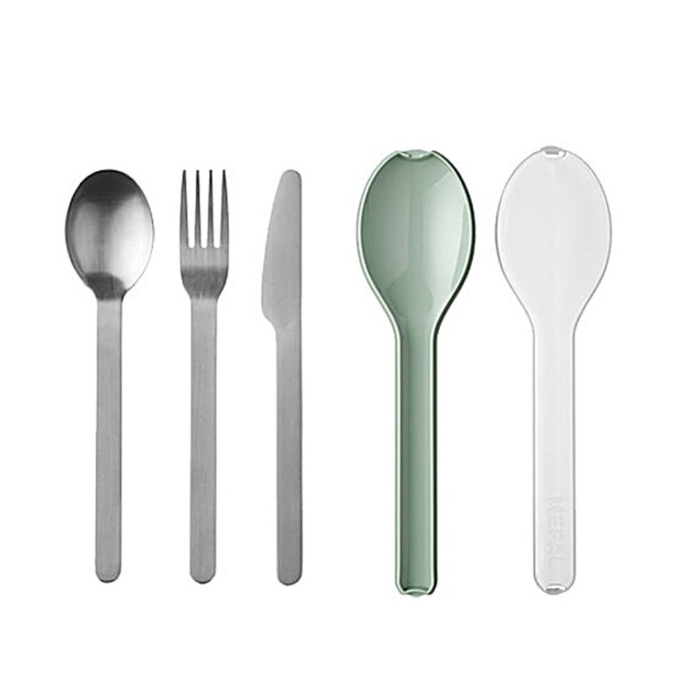 Mepal Mepal - bestekset ellipse 3-delig - helderblauw Mepal Mepal - bestekset ellipse 3-delig - helderblauw