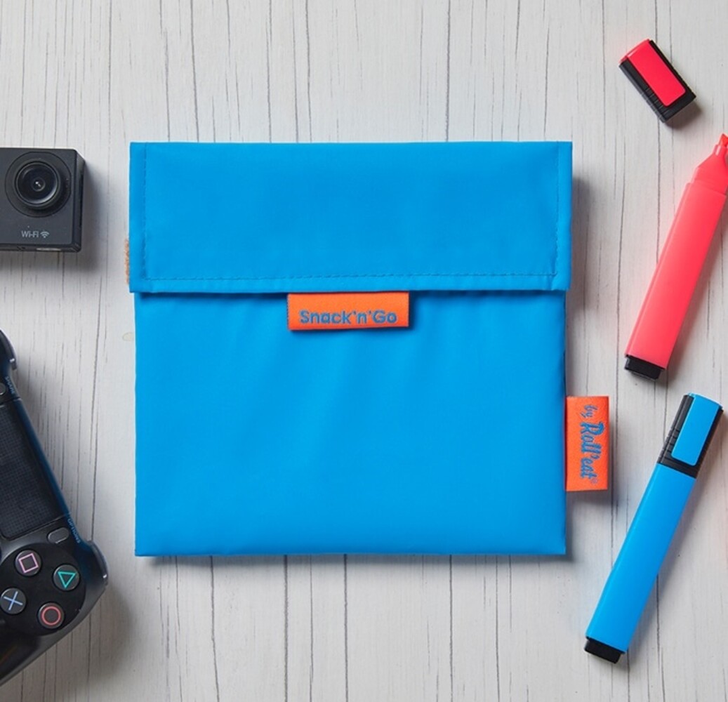 Roll eat Roll eat - snack'n'go - neon blauw Roll eat Roll eat - snack'n'go - neon blauw