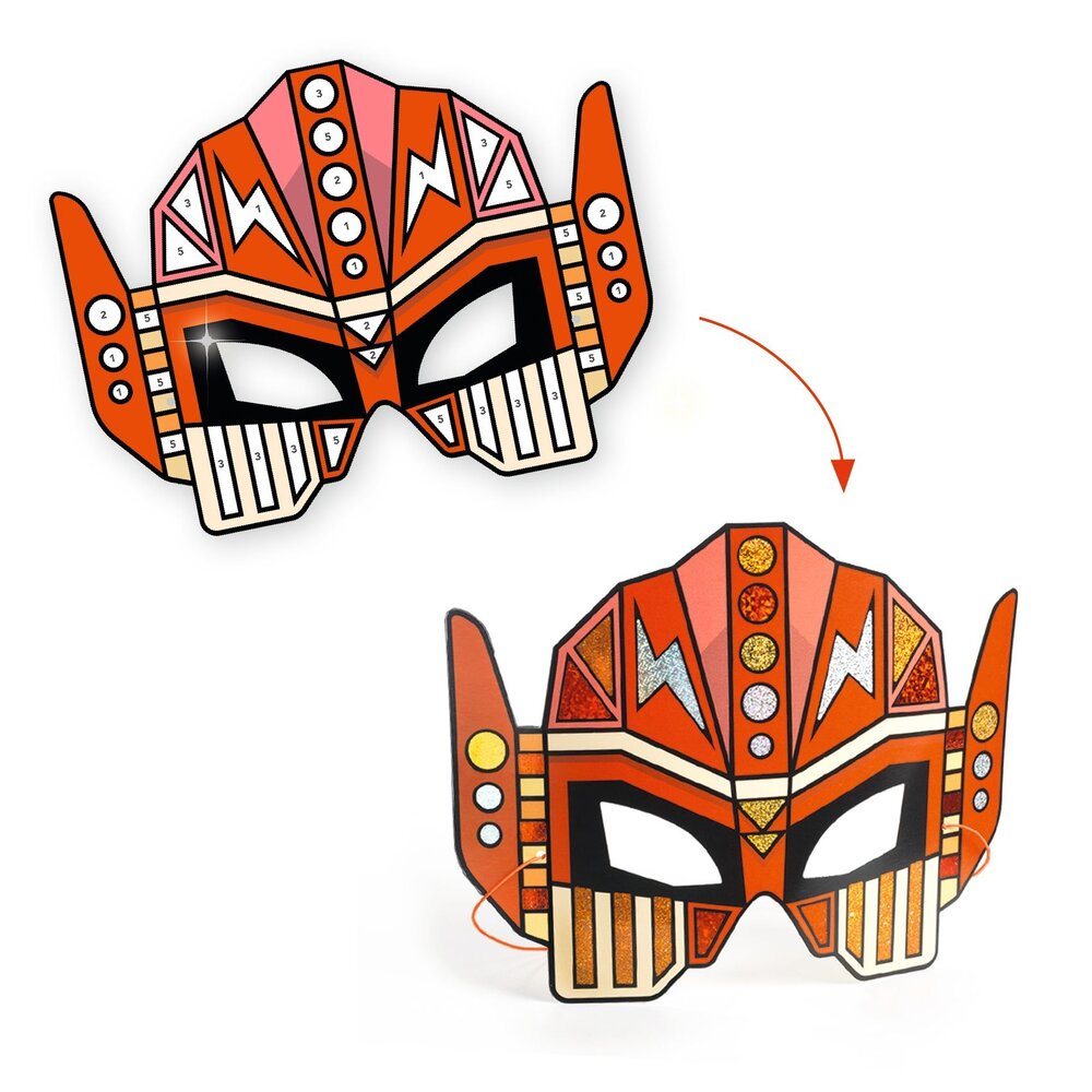 Djeco Djeco - diy maskers - super robotmaskers