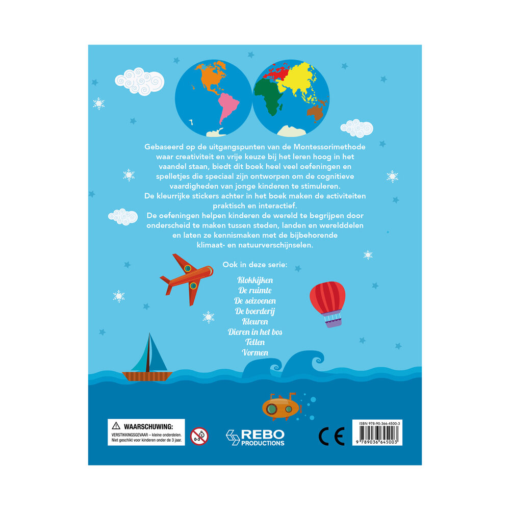 REBO publishers Mijn leukste oefenboek - de wereld (5+) REBO publishers Mijn leukste oefenboek - de wereld (5+)