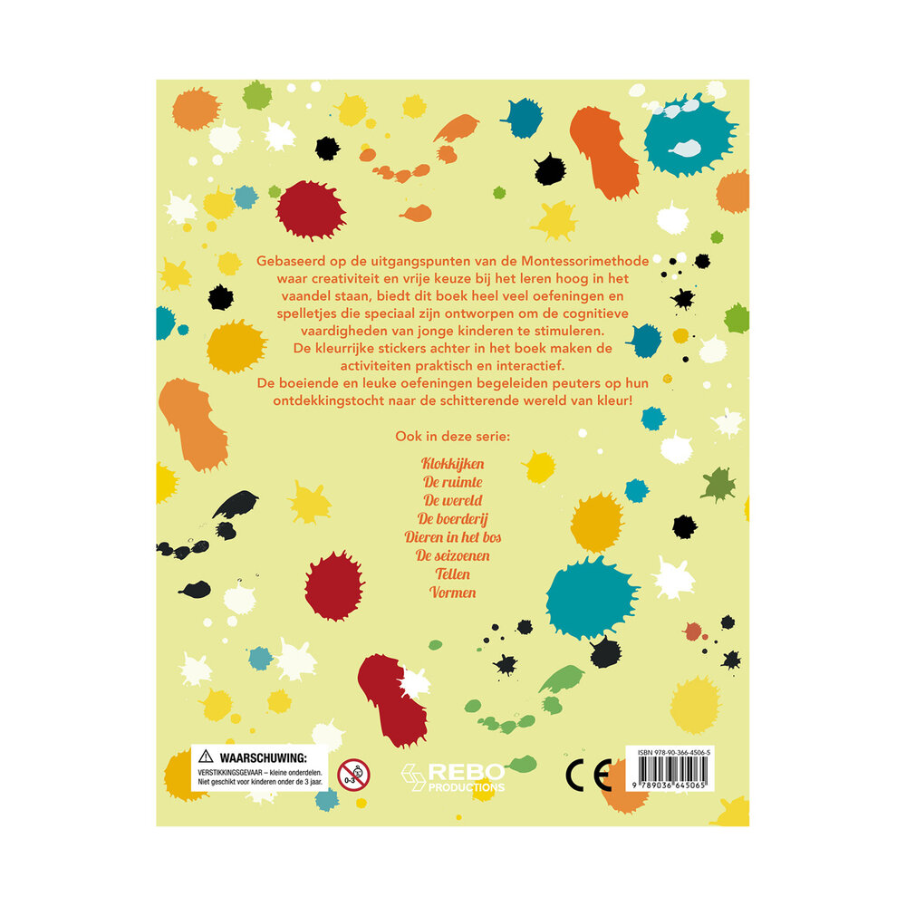 REBO publishers Mijn leukste oefenboek - kleuren (3+)