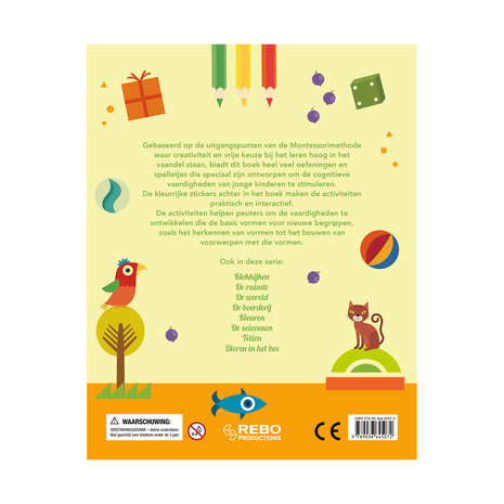 REBO publishers Mijn leukste oefenboek - vormen (3+) REBO publishers Mijn leukste oefenboek - vormen (3+)