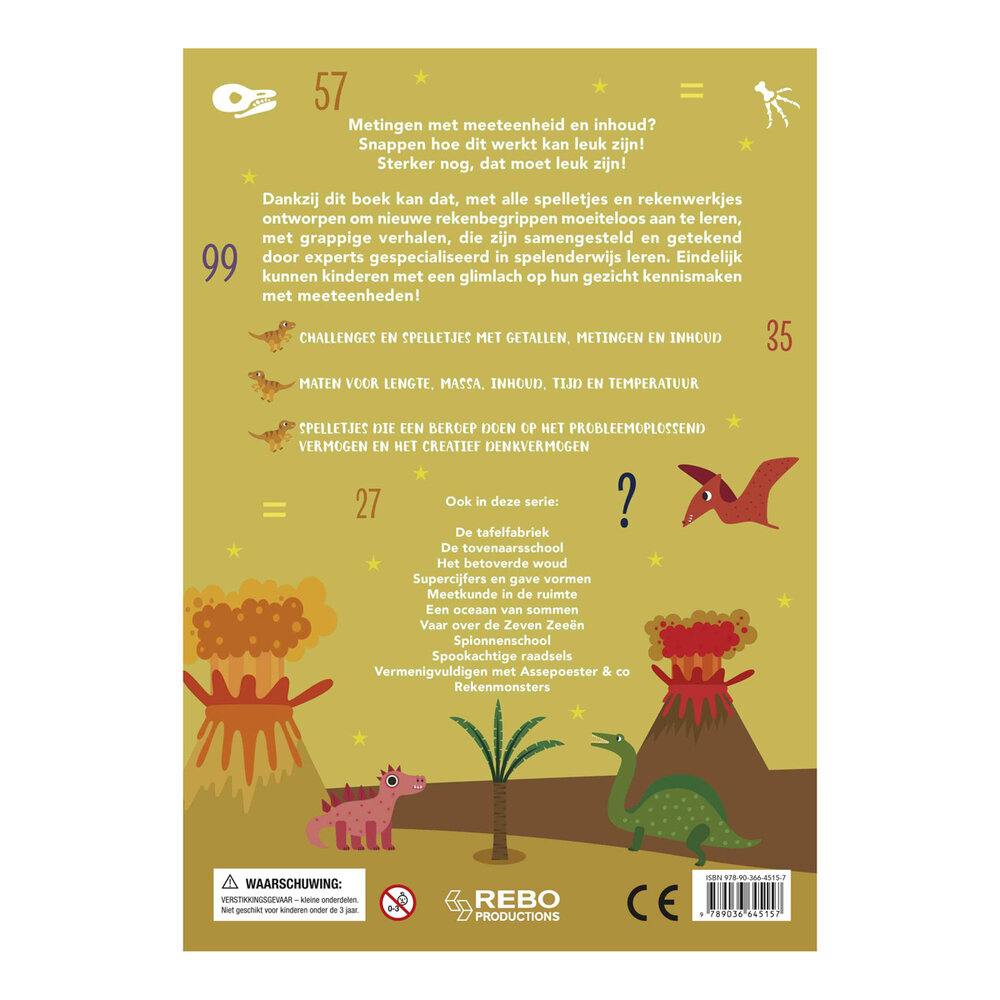 REBO publishers Word een wiskid - meten met de dino's (7+) REBO publishers Word een wiskid - meten met de dino's (7+)