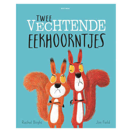Gottmer Prentenboek - Twee vechtende eekhoorntjes Gottmer Prentenboek - Twee vechtende eekhoorntjes