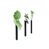 Muurbloempjes Muurbloempjes - magnetisch muurvaasje (3 stuks) - black