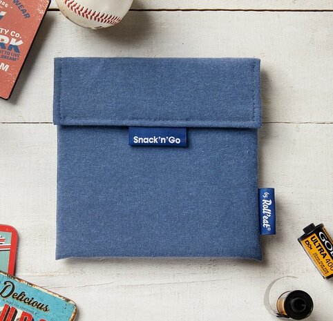 Roll eat Roll eat - snack'n'go - nature denimblauw Roll eat Roll eat - snack'n'go - nature denimblauw
