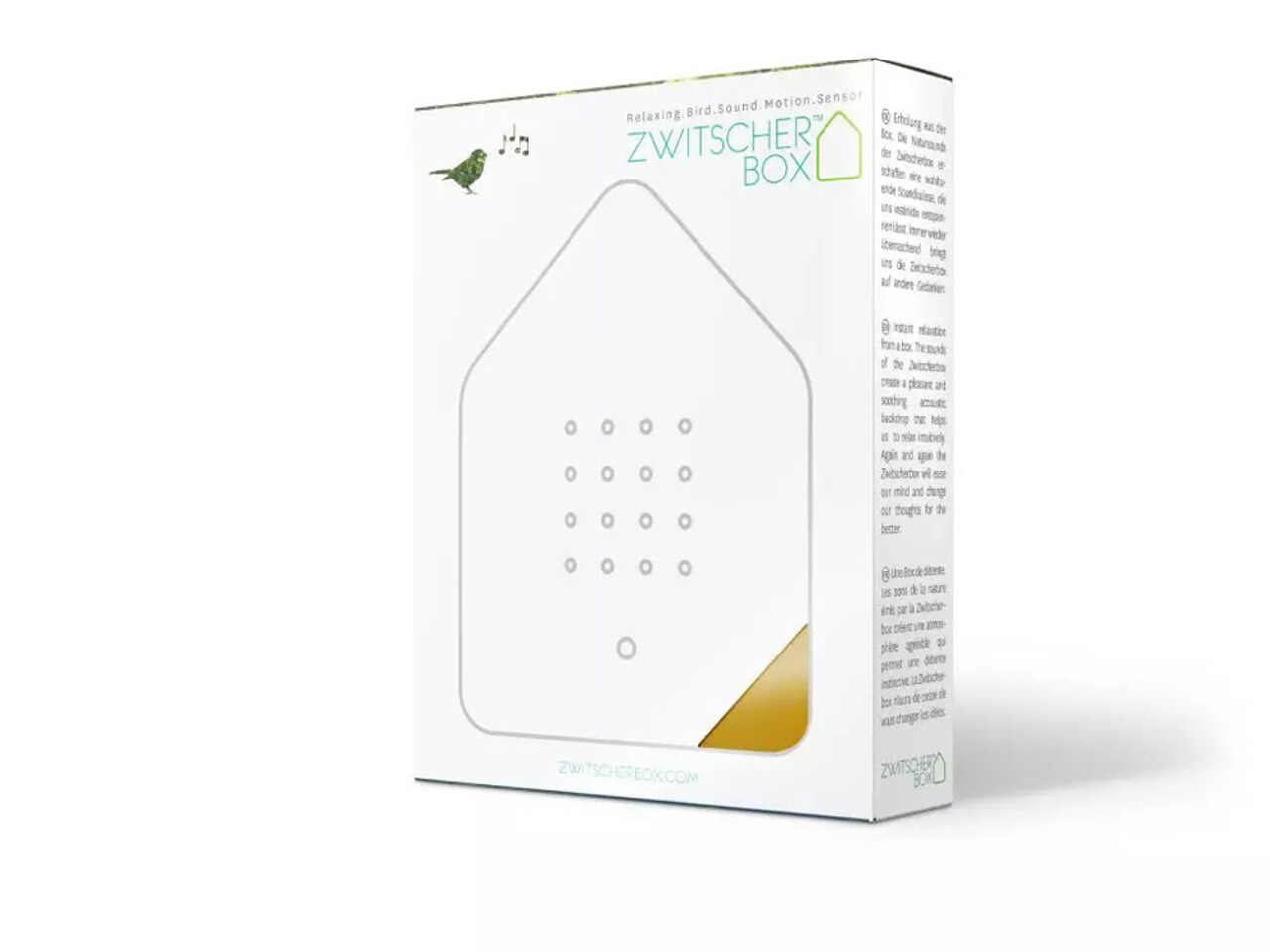 Zwitscherbox Zwitscherbox - vogelhuis relaxing - donkergeel Zwitscherbox Zwitscherbox - vogelhuis relaxing - donkergeel