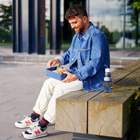 Mepal Mepal - lunchbox take a break large - zachtblauw ('23) Mepal Mepal - lunchbox take a break large - zachtblauw ('23)