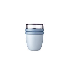 Mepal Mepal - lunchpot ellipse mini (300 + 120 ml) - nordic blue Mepal Mepal - lunchpot ellipse mini (300 + 120 ml) - nordic blue