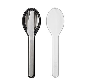 Mepal Mepal - bestekset ellipse 3-delig - nordic black Mepal Mepal - bestekset ellipse 3-delig - nordic black