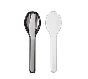 Mepal Mepal - bestekset ellipse 3-delig - nordic black Mepal Mepal - bestekset ellipse 3-delig - nordic black
