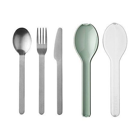 Mepal Mepal - bestekset ellipse 3-delig - zwarrt Mepal Mepal - bestekset ellipse 3-delig - zwarrt