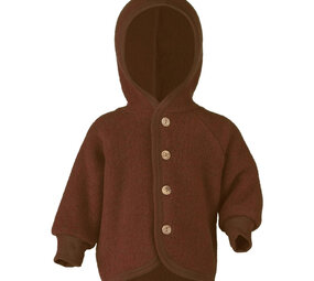 Engel Natur Engel Natur - jasje met capuchon - cinnamon