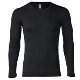 Engel Natur Engel Natur - wollen shirt heren lange mouw - black