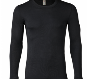 Engel Natur Engel Natur - wollen shirt heren lange mouw - black