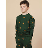 Snurk Snurk - sweater kids - donkergroen met eikels Snurk Snurk - sweater kids - donkergroen met eikels