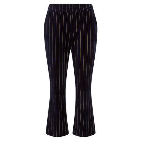 King Louie King Louie - jenny krijtstreep broek - blauw King Louie King Louie - jenny krijtstreep broek - blauw