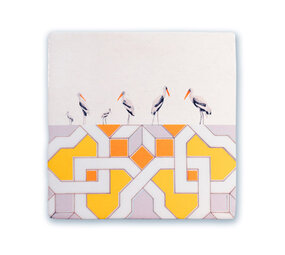 Storytiles Storytiles - tegel small - birds meeting (10x10 cm) Storytiles Storytiles - tegel small - birds meeting (10x10 cm)