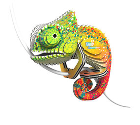 Eugy Eugy - 3d model - kameleon (nr 075)
