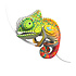 Eugy - 3d model - kameleon (nr 075) Eugy - 3d model - kameleon (nr 075)