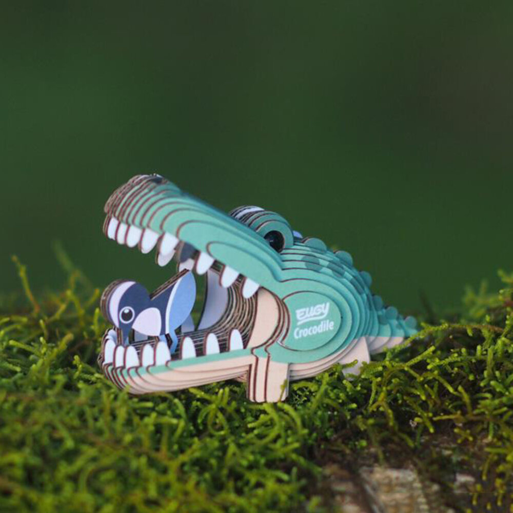 Eugy Eugy - 3d model 029 - krokodil Eugy Eugy - 3d model 029 - krokodil