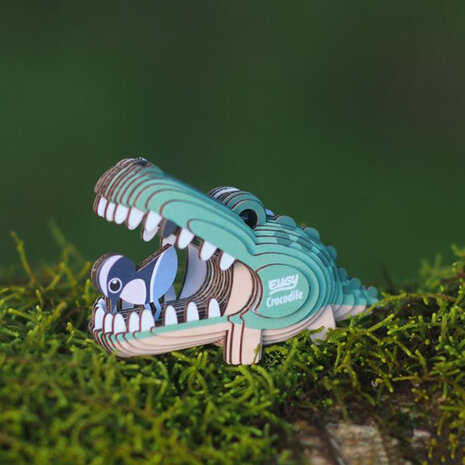 Eugy Eugy - 3d model 029 - krokodil Eugy Eugy - 3d model 029 - krokodil