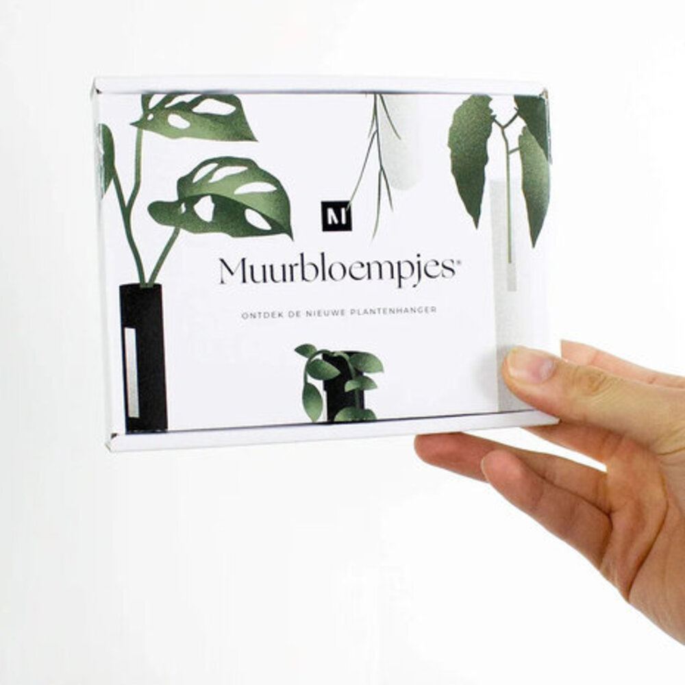 Muurbloempjes Muurbloempjes - magnetisch muurvaasje (3 stuks) - blauwgroen Muurbloempjes Muurbloempjes - magnetisch muurvaasje (3 stuks) - blauwgroen