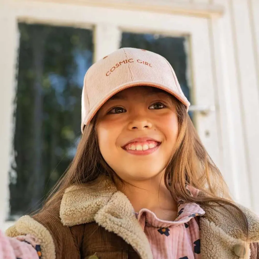 Chamaye Chamaye - kinderpet corduroy - cosmic girl roze Chamaye Chamaye - kinderpet corduroy - cosmic girl roze