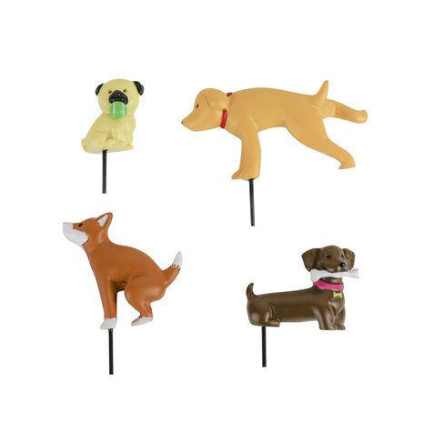 Gift republic Gift republic - plantenstekers - honden Gift republic Gift republic - plantenstekers - honden