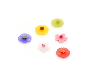 Charles Viancin Charles Viancin - drink markers - flowers (set van 6) Charles Viancin Charles Viancin - drink markers - flowers (set van 6)