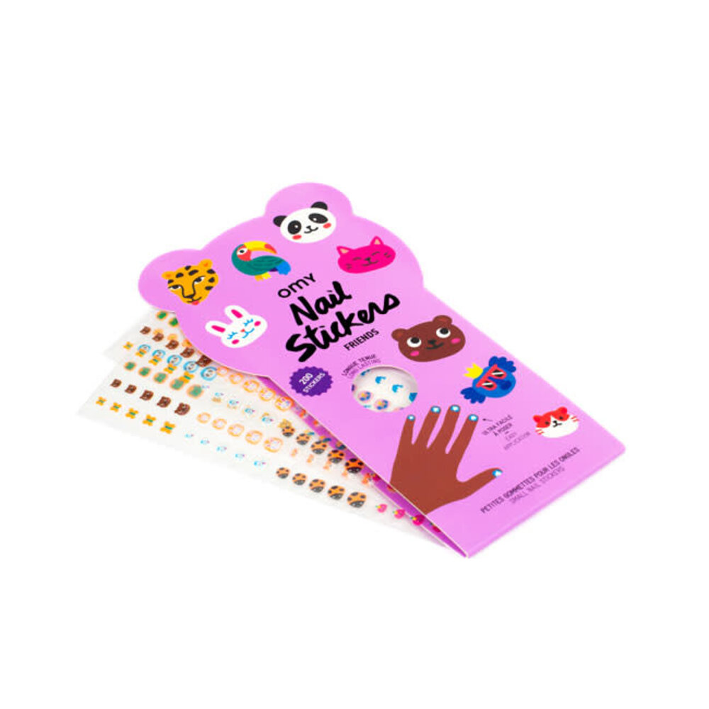 Omy Omy - nagelstickers - dierenvriendjes