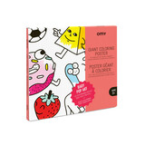 Omy Omy - grote kleurplaat - baby pop art