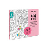 Omy Omy - grote kleurplaat - kids life Omy Omy - grote kleurplaat - kids life