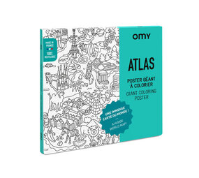 Omy Omy - grote kleurplaat - atlas Omy Omy - grote kleurplaat - atlas