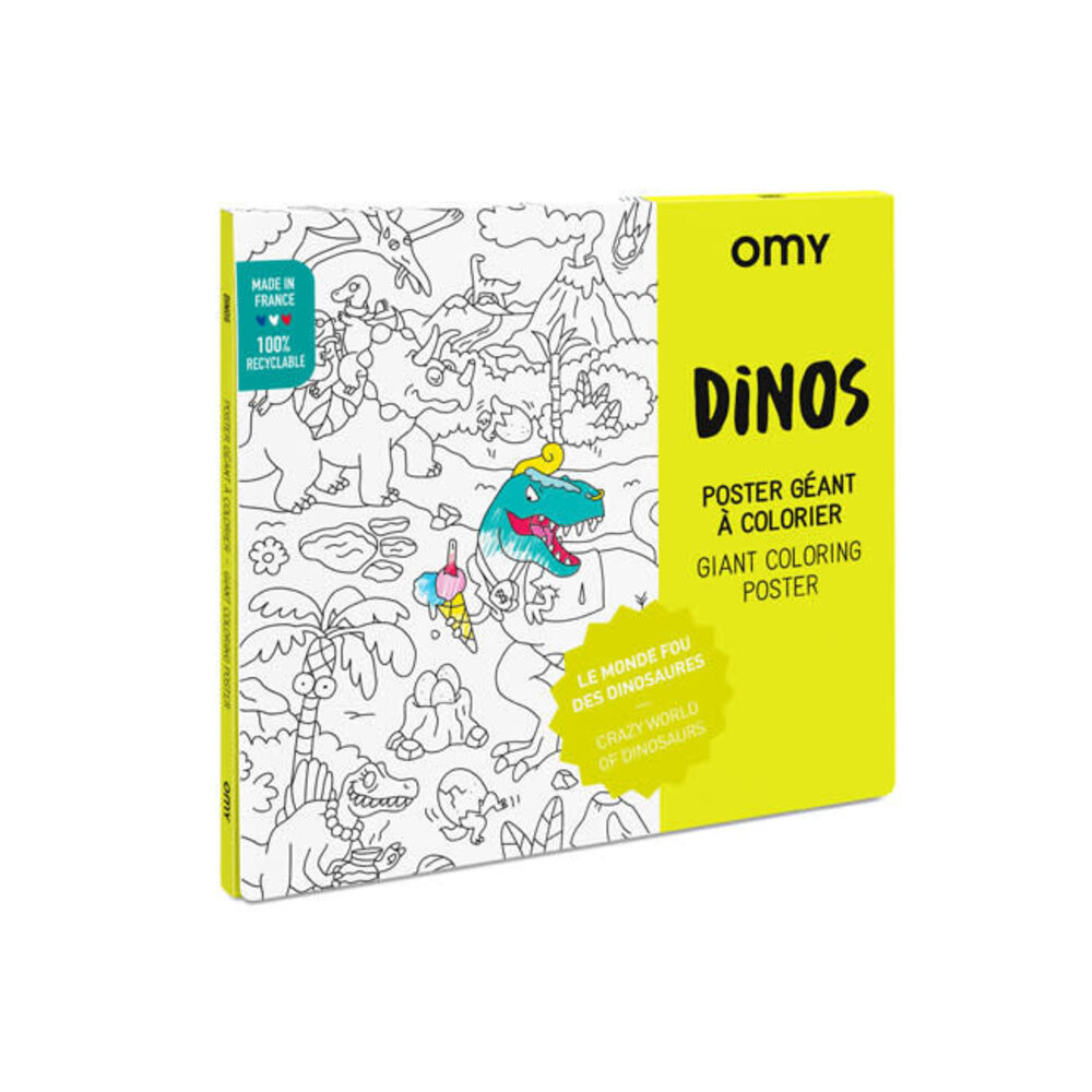 Omy Omy - kleurposter - dinos Omy Omy - kleurposter - dinos