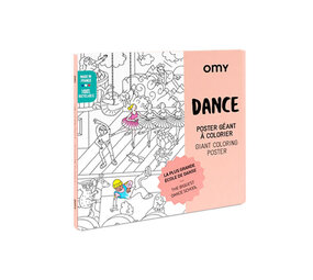 Omy Omy - grote kleurplaat - dance Omy Omy - grote kleurplaat - dance