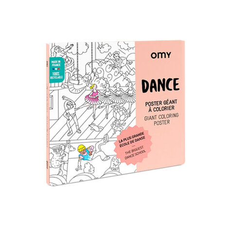 Omy Omy - kleurposter - dansen Omy Omy - kleurposter - dansen