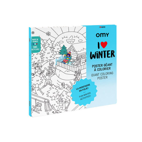 Omy Omy - kleurposter - winter