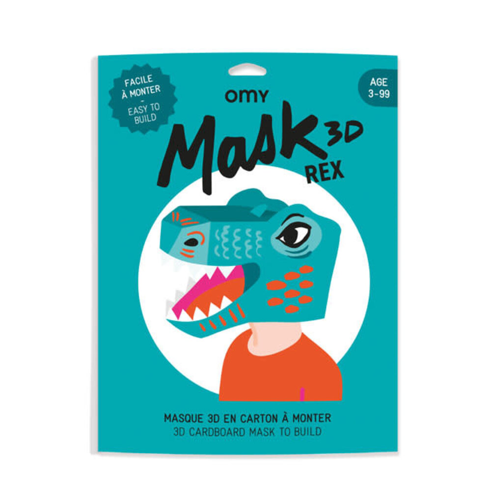 Omy Omy - 3d masker - tyrannosaurus rex