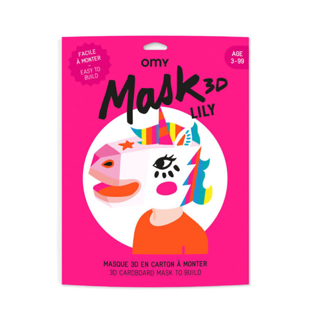 Omy Omy - 3d masker - eenhoorn